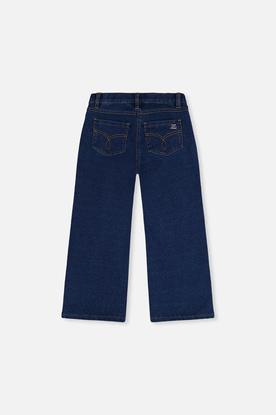 Deux Par Deux Wide Leg Jeggings - Navy Denim