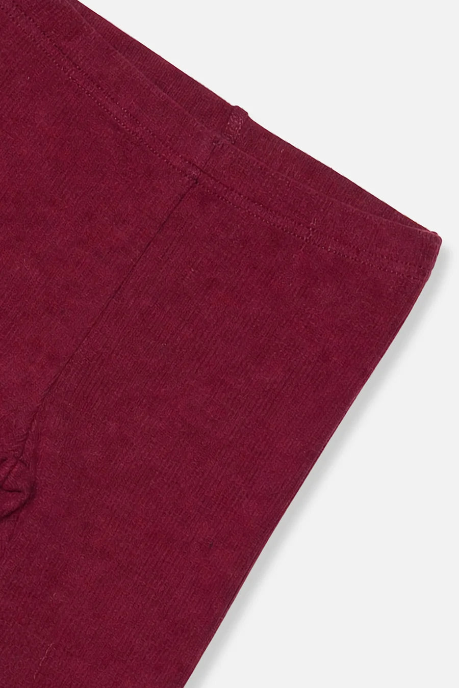Deux Par Deux Ribbed Leggings - Chocolate Truffle