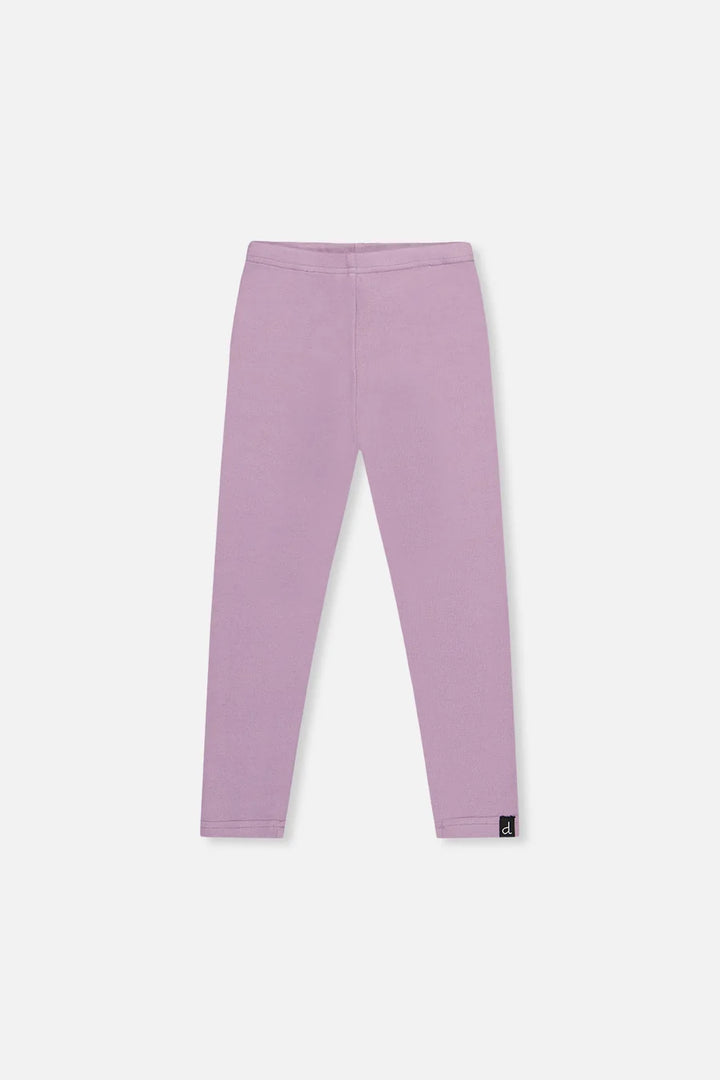 Deux Par Deux Ribbed Leggings - Dusk