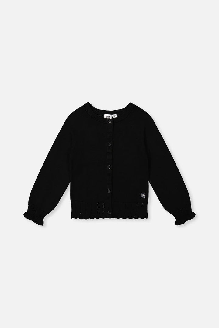Deux Par Deux Knit Cardigan - Anthracite