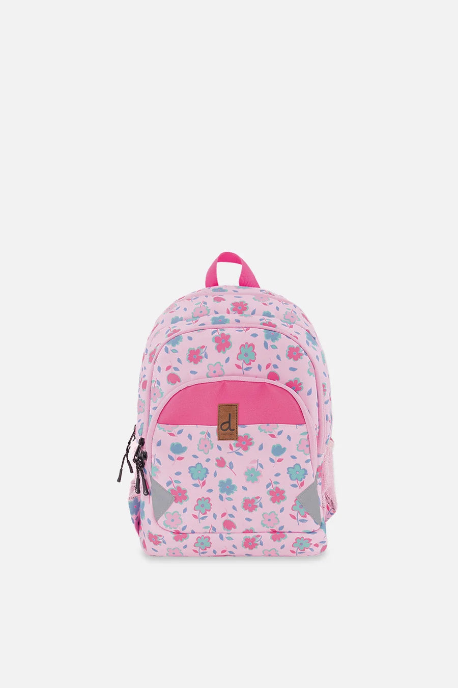 Deux Pae Deux Little Kids Backpack - Pink Printed Flowers