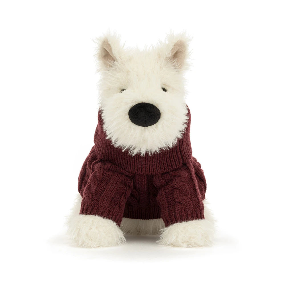 Jellycat Munro Scottie Dog Winter Jumper