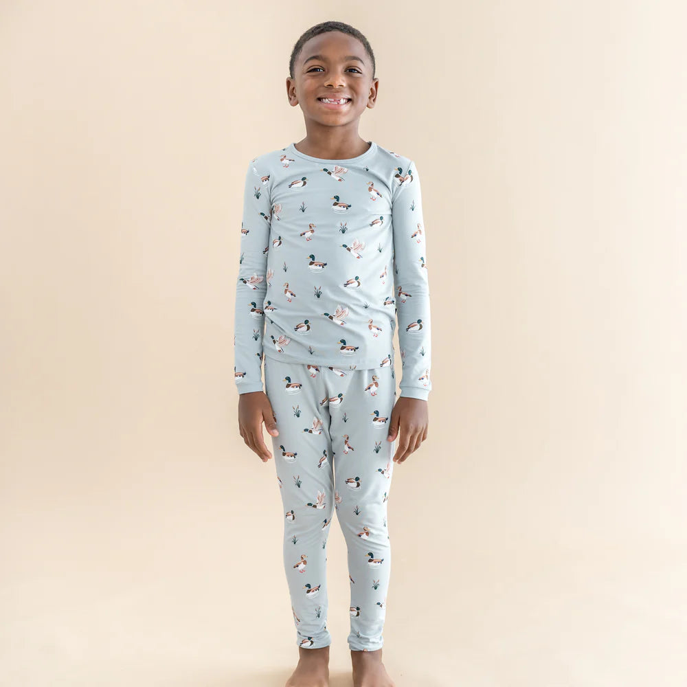 Kyte Baby Long Sleeve Toddler Pajama Set - Mallard Duck