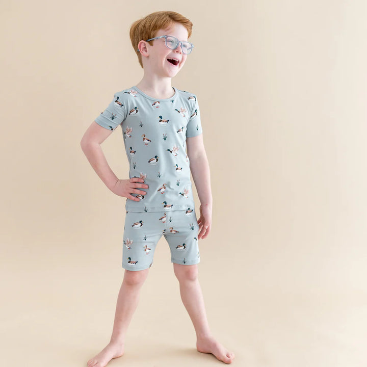 Kyte baby Short Sleeve Toddler Pajama Set - Mallard Duck