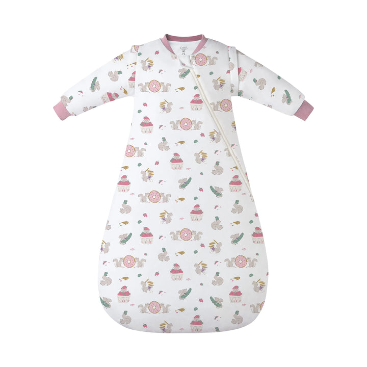 Nest Designs Removable Long Sleeve 1.0 TOG Sleep Bag - Very Squirrelly