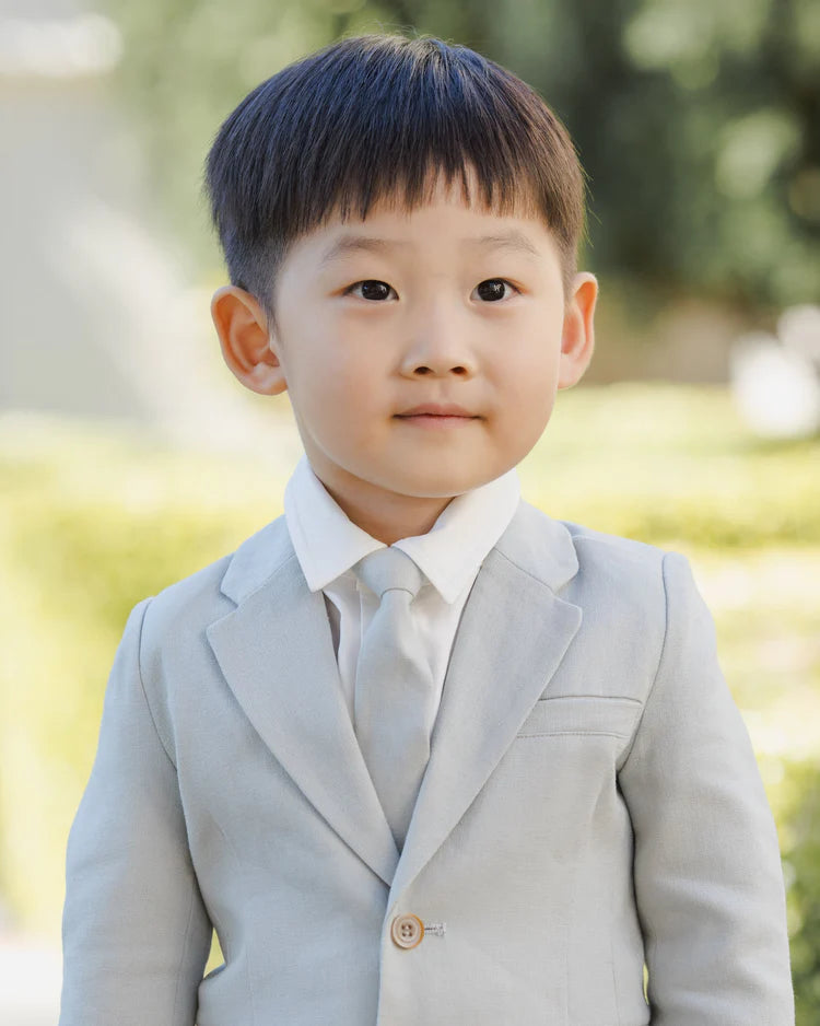 Noralee Skinny Tie - Heathered Mist
