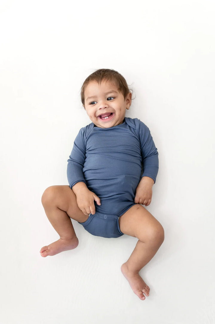 Kyte Baby Long Sleeve Bodysuit - Oxford