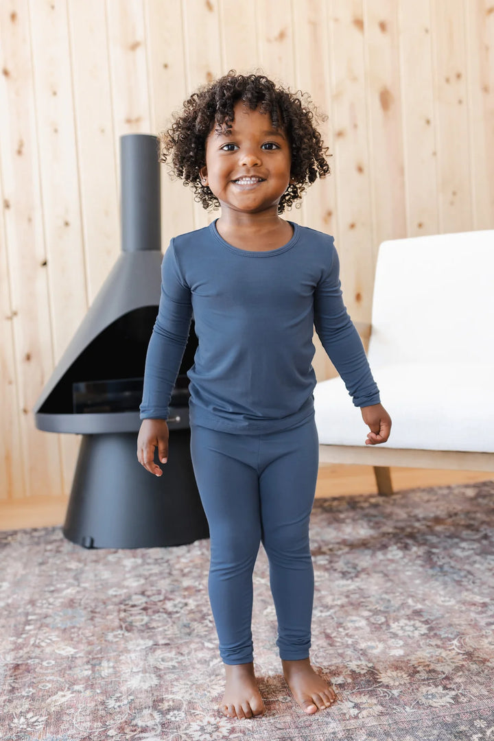 Kyte Baby Long Sleeve Toddler Pajama Set - Oxford
