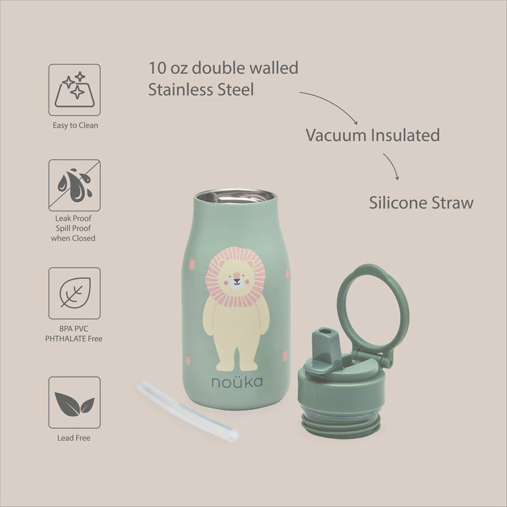 Nouka Stainless Steel Drinking Bottle 10oz