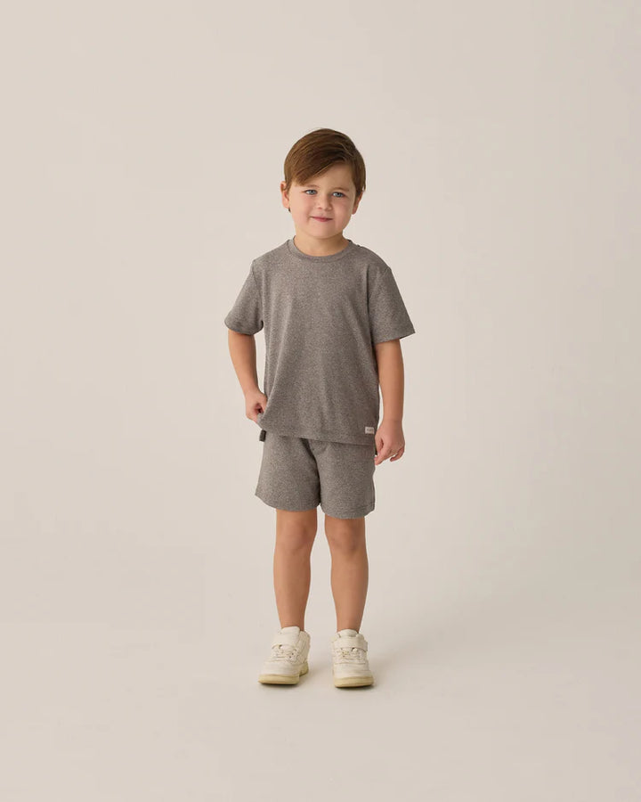 Rylee &amp; Cru Oceanside Tech Short - Heathered Grey