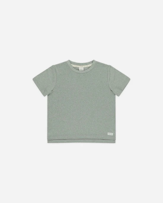 Rylee &amp; Cru Cove Essential Tee - Heathered Eucalyptus