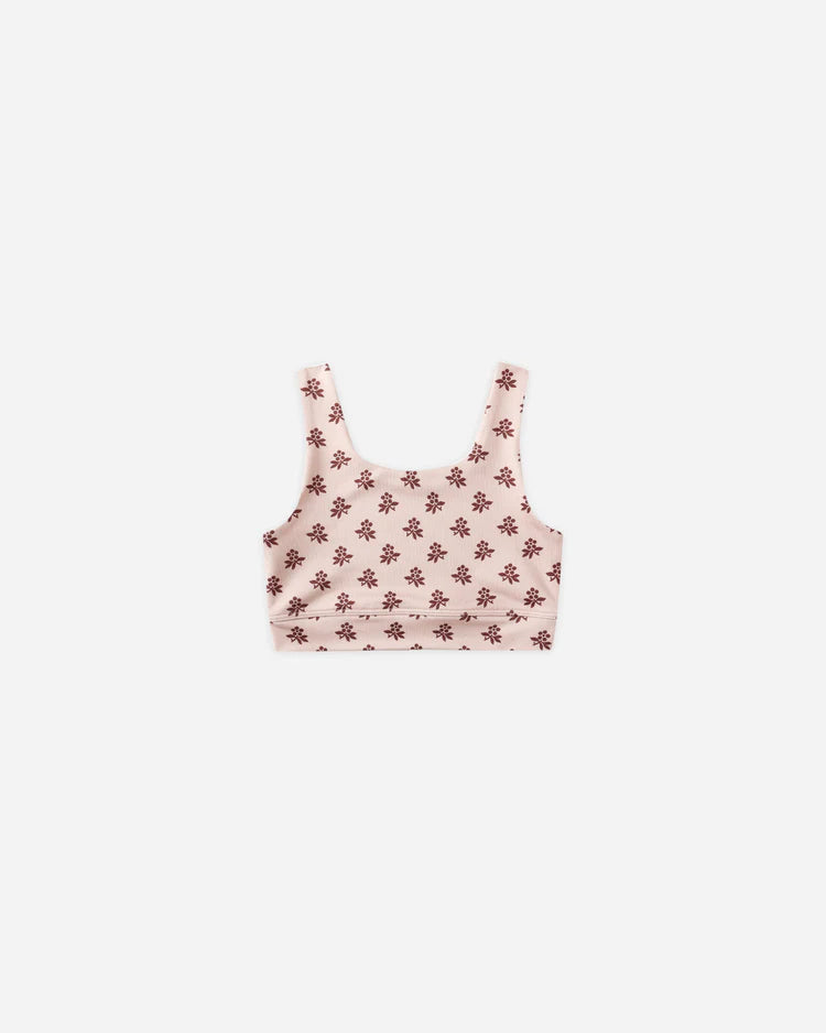 Rylee &amp; Cru Swift Sports Bra - Blush Fleur
