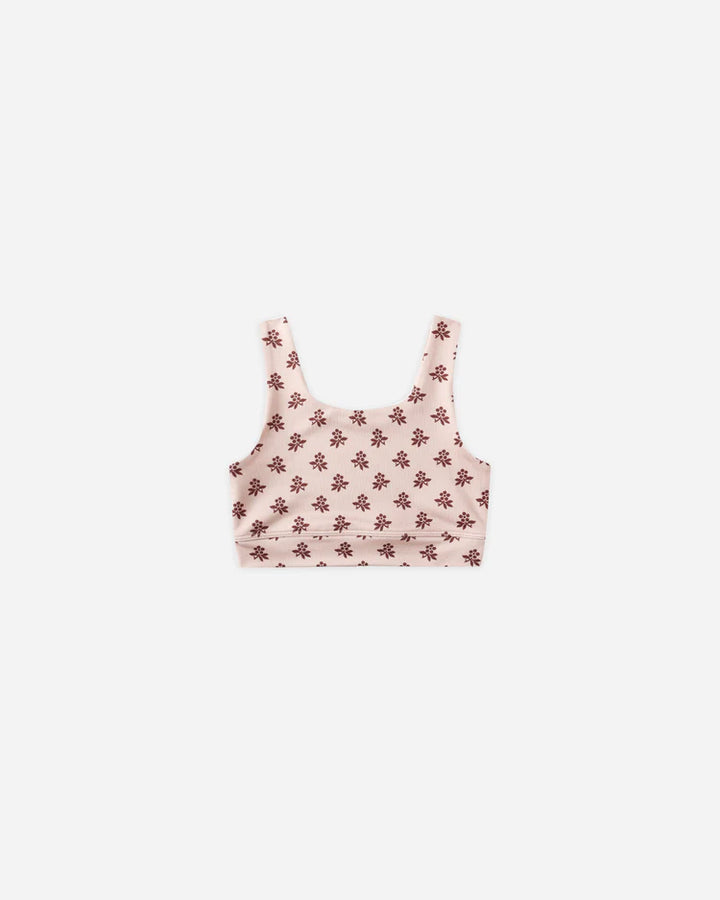 Rylee &amp; Cru Swift Sports Bra - Blush Fleur