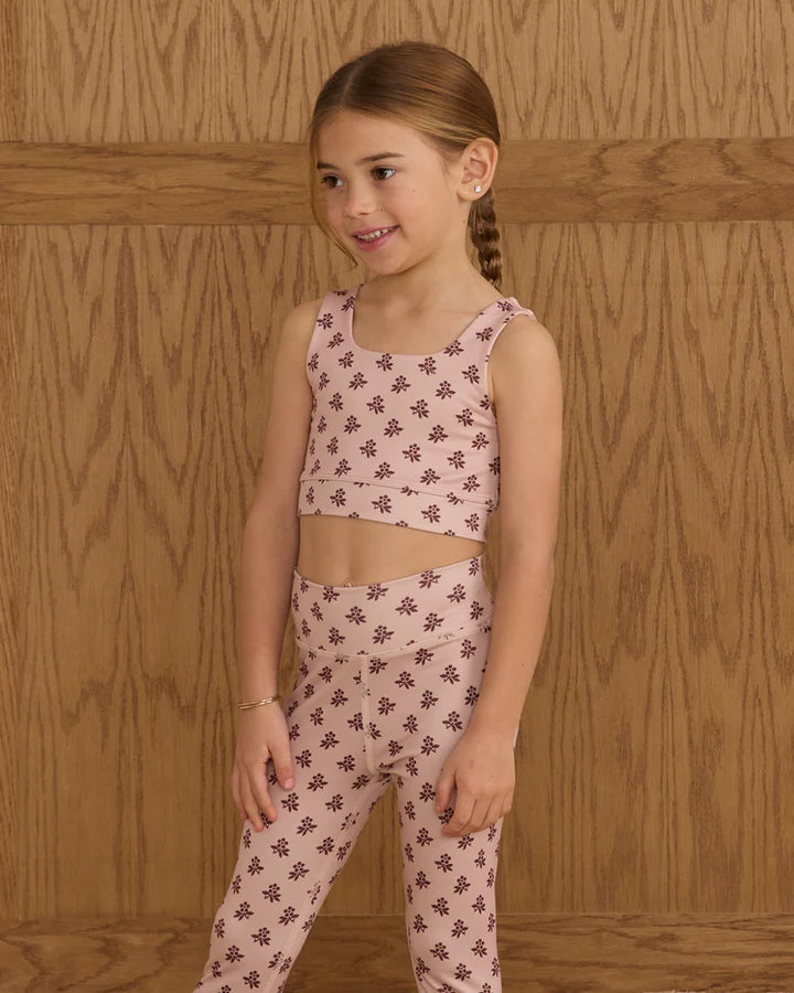 Rylee &amp; Cru Swift Sports Bra - Blush Fleur