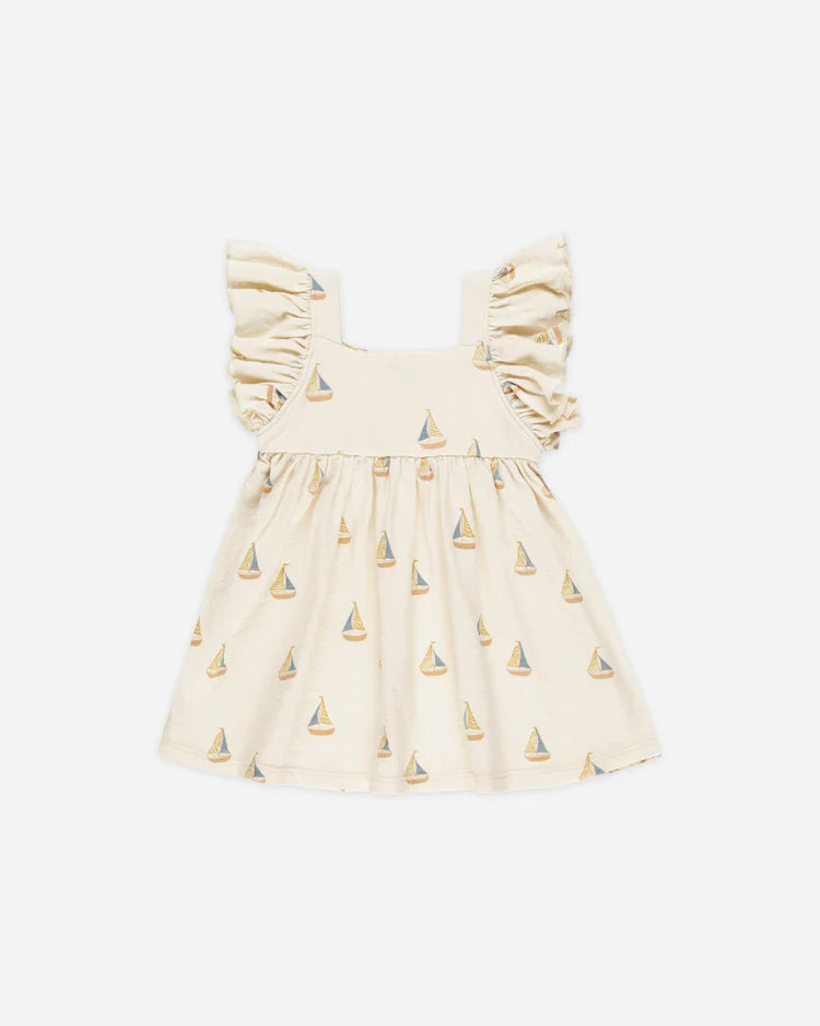 Rylee &amp; Cru Mariposa Dress - Sailboats