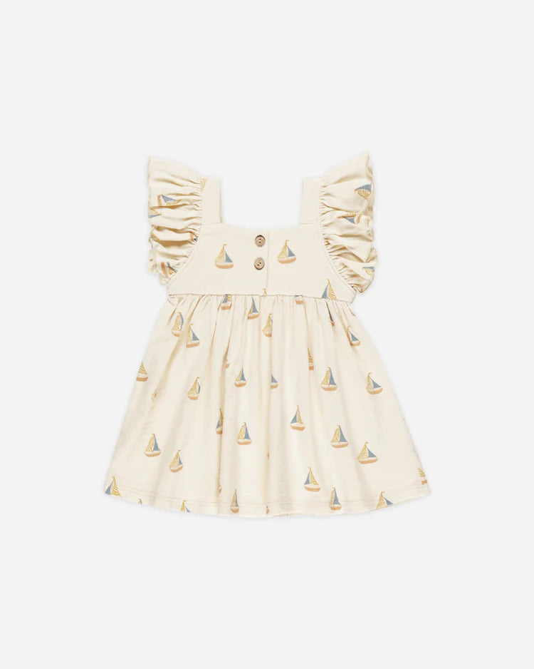 Rylee &amp; Cru Mariposa Dress - Sailboats