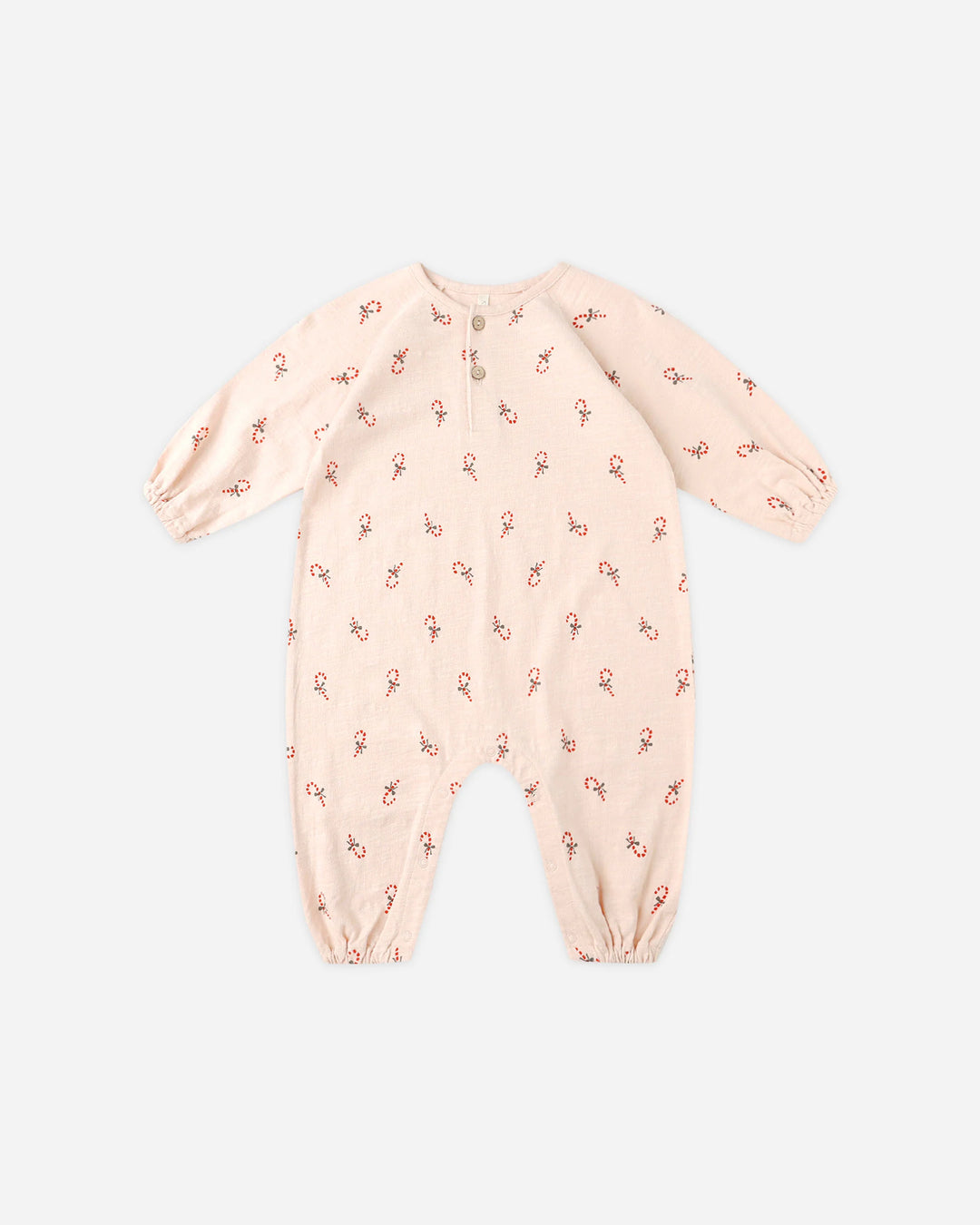 Rylee &amp; Cru Henley Jumpsuit - Candy Cane