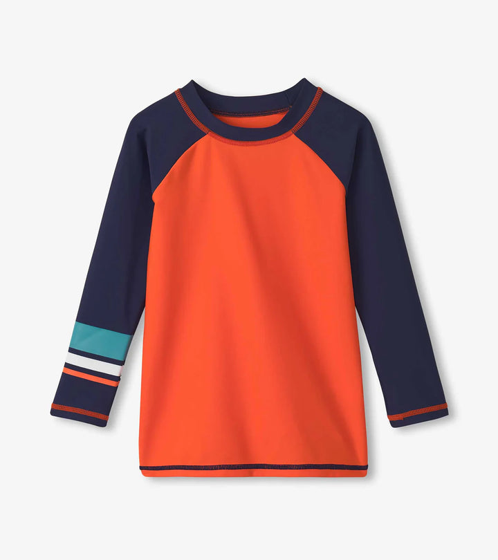 Hatley Long Sleeve Rashguard - Orange