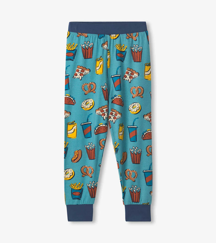 Hatley Long Sleeve Bamboo Pajama Set - Carnival Eats