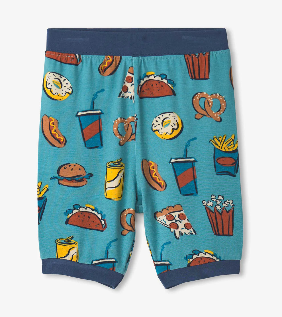 Hatley Shorts Bamboo Pajama Set - Carnival Eats