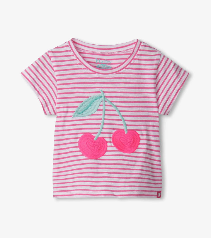Hatley Graphic Tee - Cherry Stripes