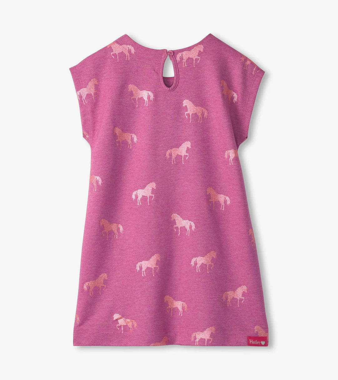 Hatley Terry Slouchy Dress - Shimmer Horses