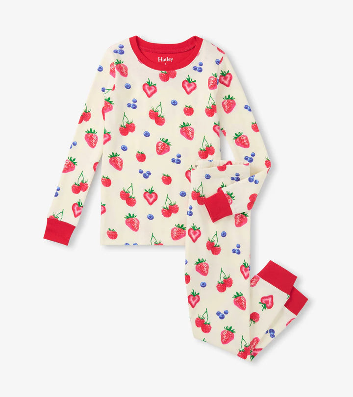 Hatley Cotton Pajama Set - Summer Berries