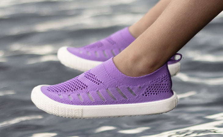 Jan &amp; Jul Breeze Knit Shoes - Purple Popsicle