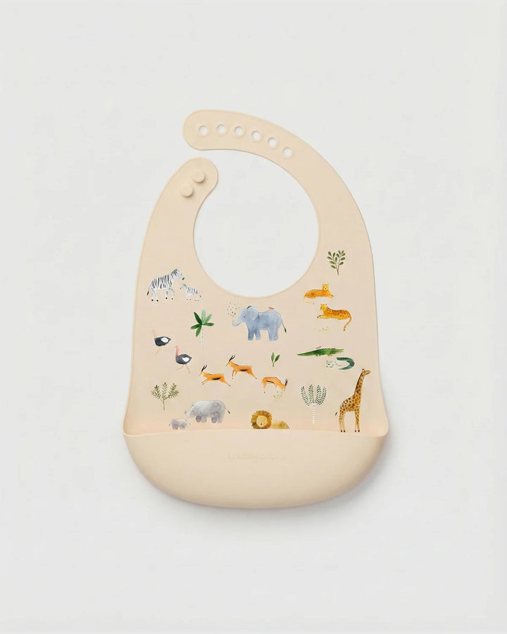 Loulou Lollipop Silicone Bib Printed