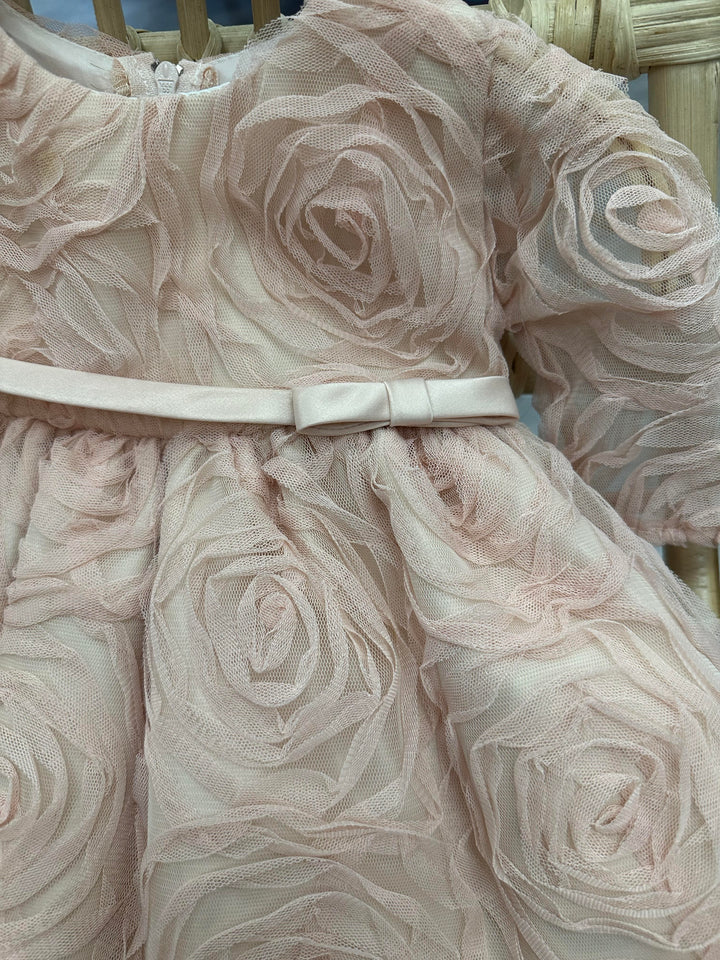 Jolene SKB873 Infant Dress - Blush Rosette