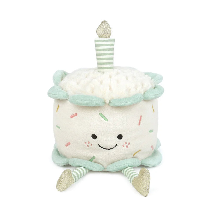 Mon Ami Plush Toy - Happy Birthday Cake - Mint