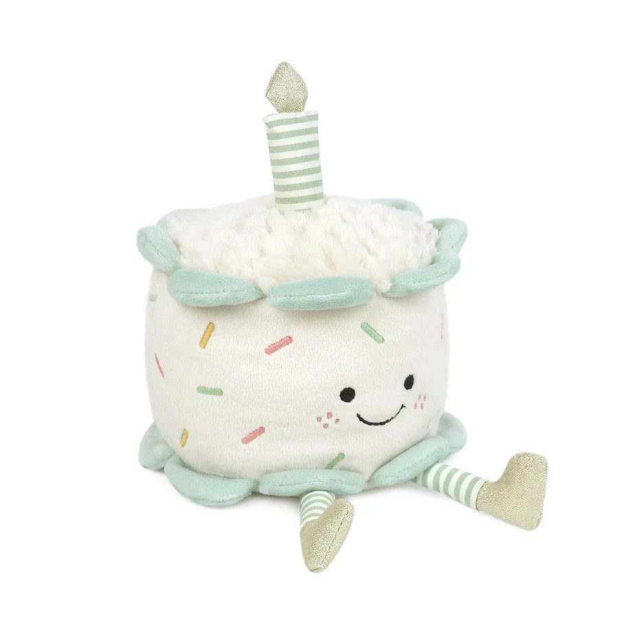 Mon Ami Plush Toy - Happy Birthday Cake - Mint
