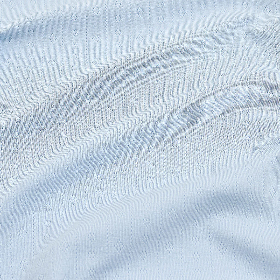 Kyte Baby Pointelle Short Sleeve Set - Breeze