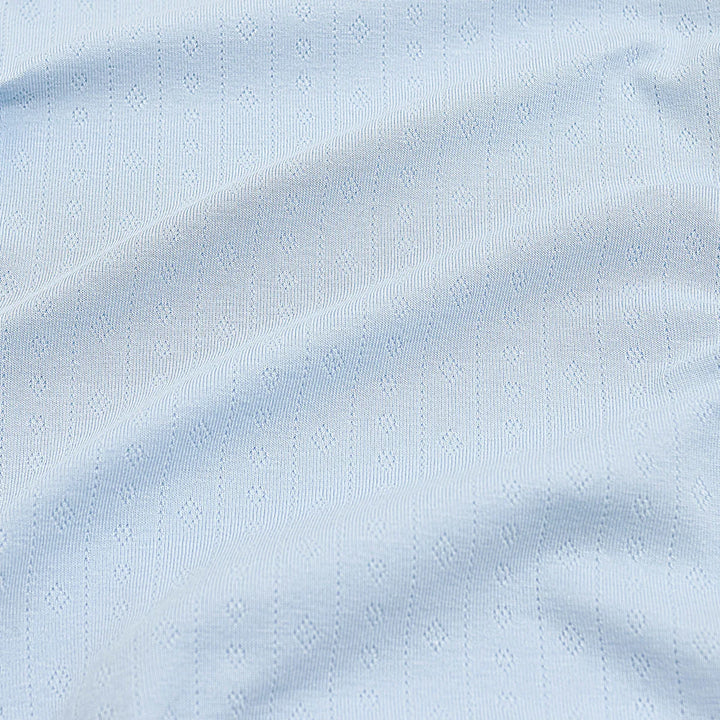 Kyte Baby Pointelle Short Sleeve Set - Breeze