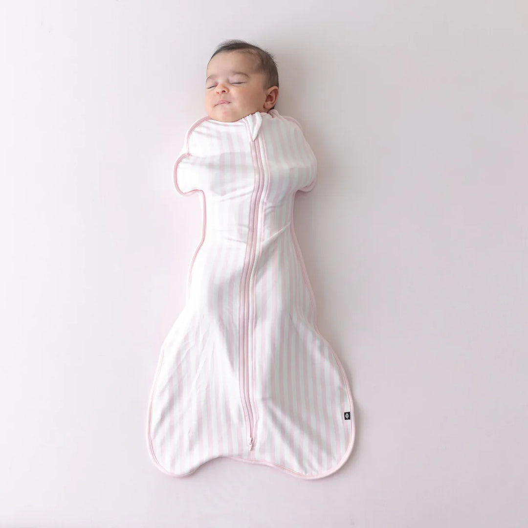 Kyte Baby 0.5 TOG Swaddle Bag - Small Sakura Stripe