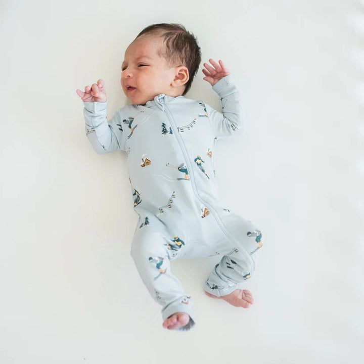 Kyte Baby Zippered Romper - Ski