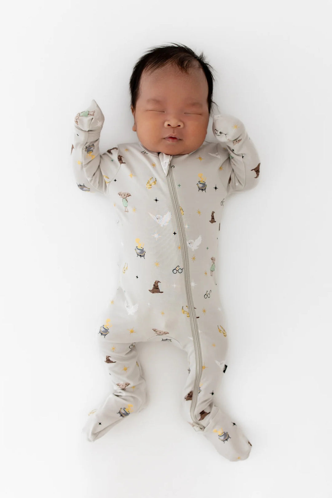Kyte Baby Zippered Footie - Starry Icon