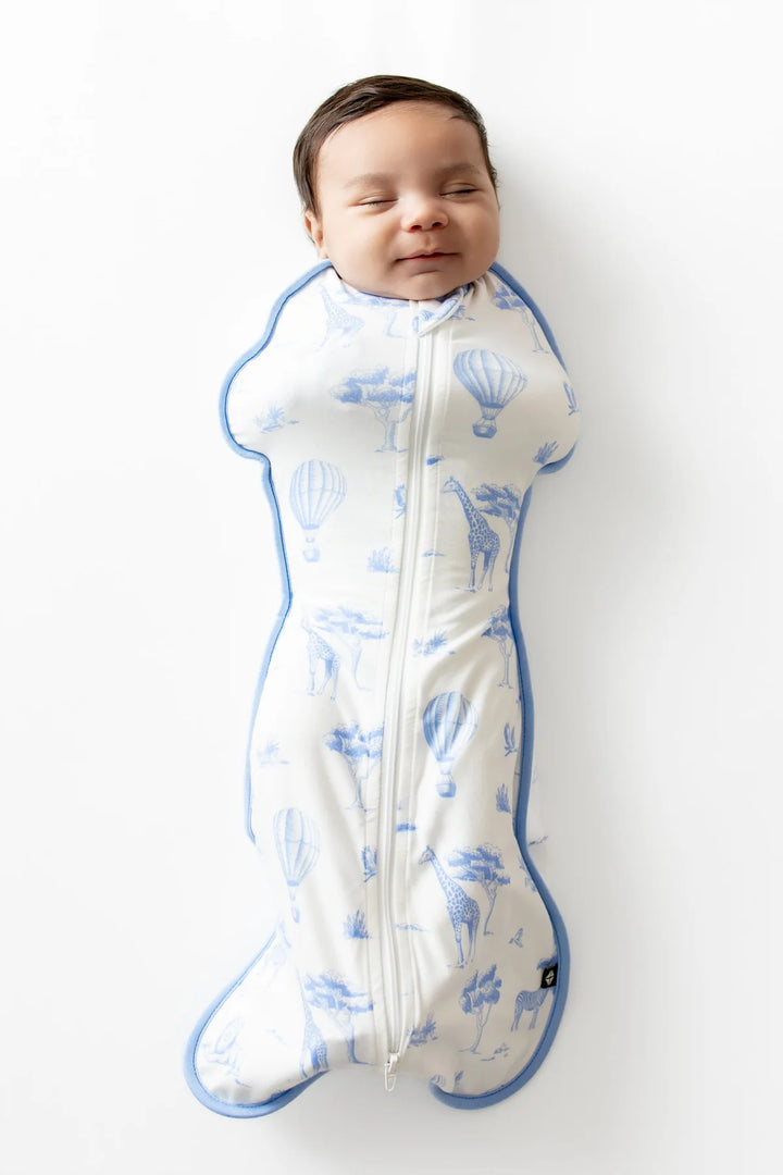 Kyte Baby 0.5 TOG Swaddle Bag - Toile Safari