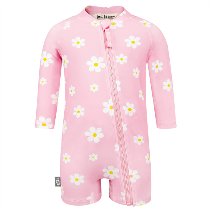 Jan &amp; Jul Sun &amp; Splash UV Jumpsuit - Pink Daisy