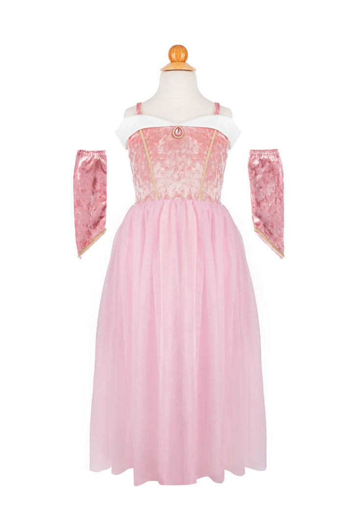 Great Pretenders Velvety Soft Sleeping Sweetheart Princess Gown with Arm Warmers