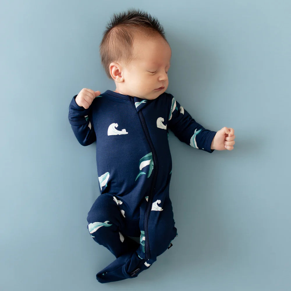 Kyte Baby Zippered Footie - Humpback