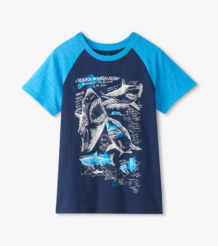 Hatley Raglan Tee - Sharks