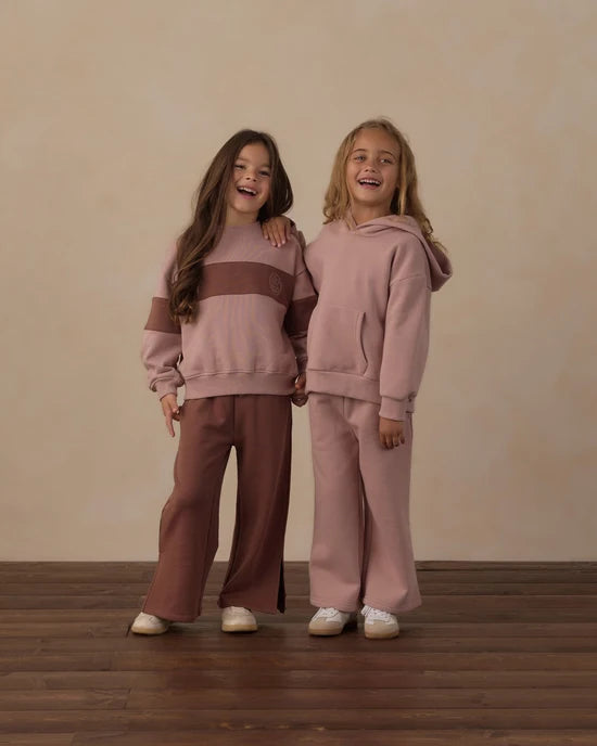 Rylee and Cru Relaxed Hoodie - Rosewood