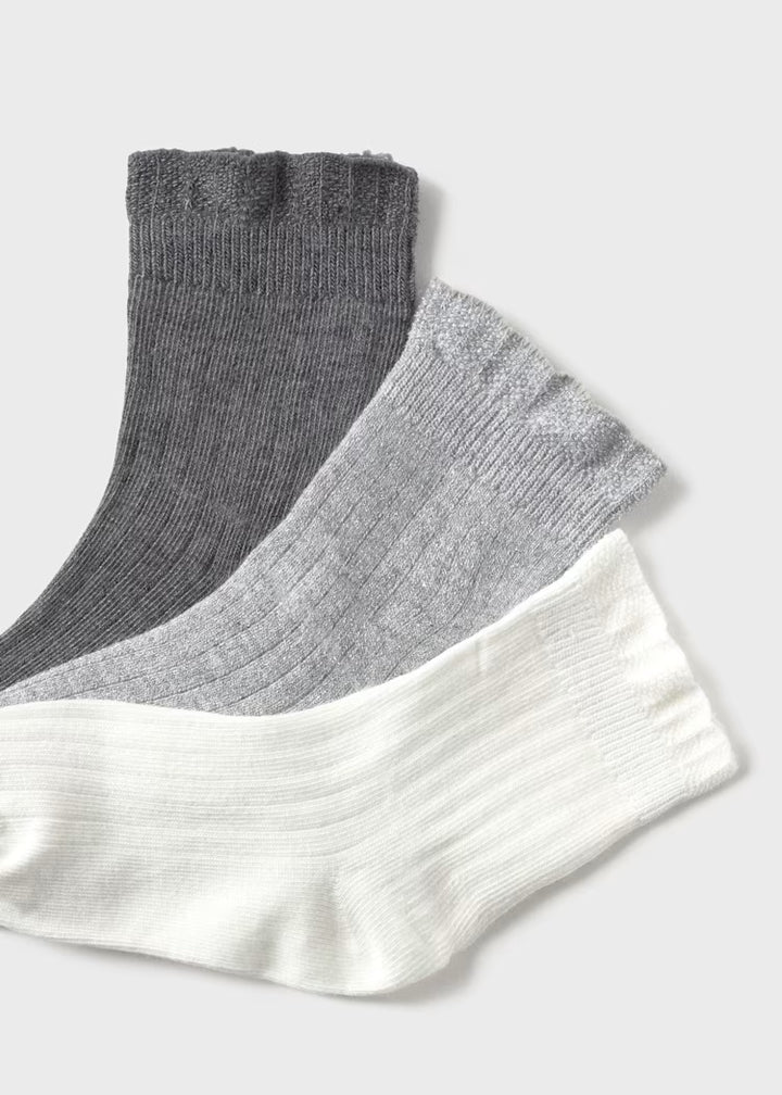 Mayoral Socks Set - Silver