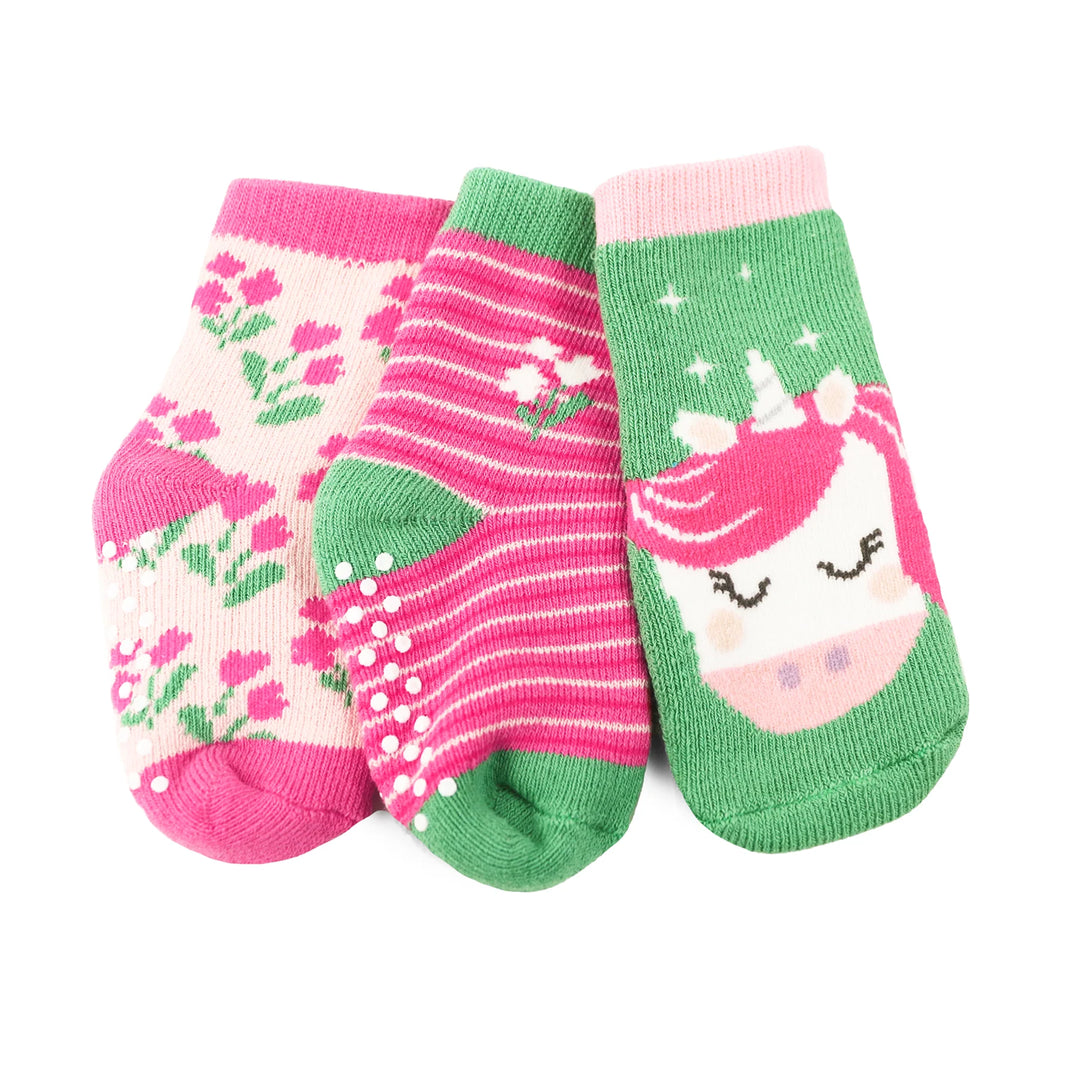 Zoocchini Comfort Terry Socks 3pk (0-24 months)