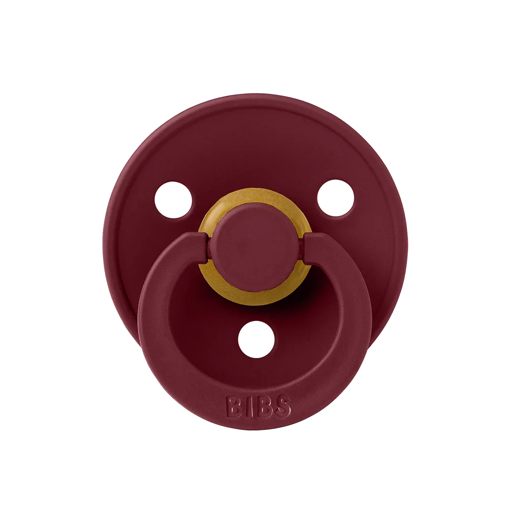 BIBS Round Colour Pacifiers - Size 2 (6-18m)