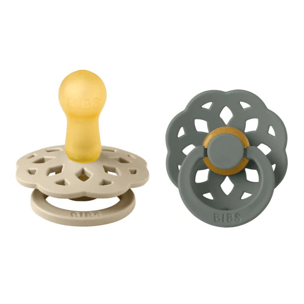 BIBS Round Boheme Pacifier - Size 1 (0-6m)