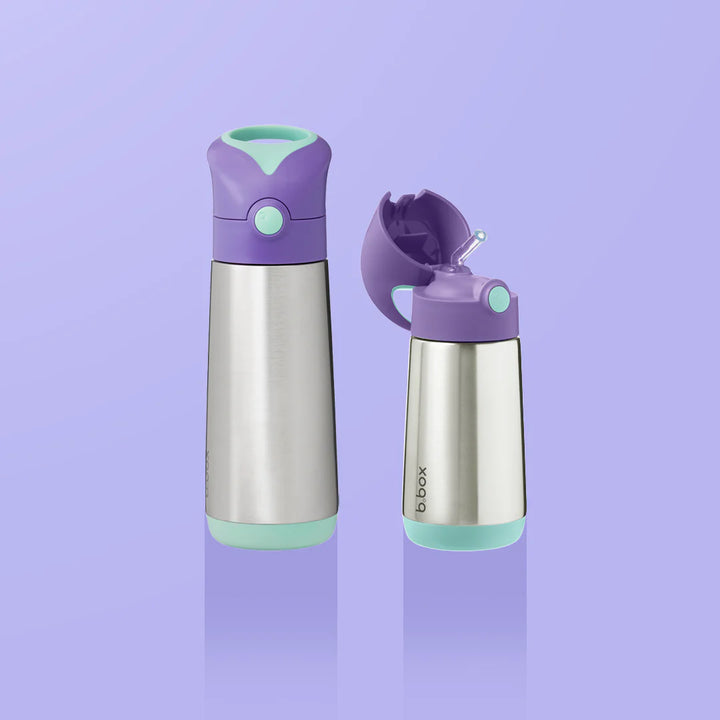 B.box Insulated Drink Bottle 500ml - Lilac Pop