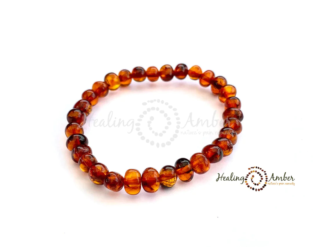 Baltic Amber Bracelet/Anklet - 5.5"