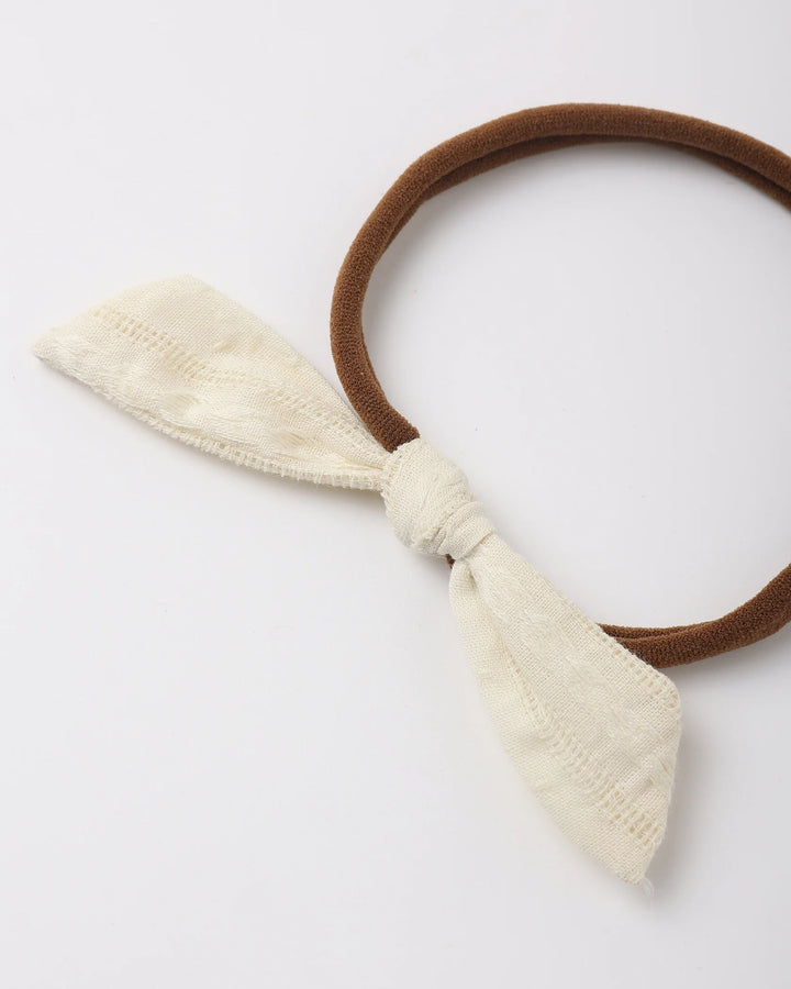 Rylee and Cru Little Knot Headband - Ivory